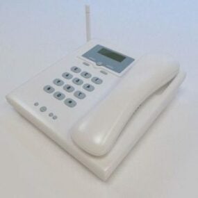 Офісний настільний телефон 3d модель