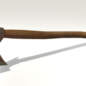 Old Axe Attack Weapon 3d model