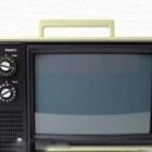 Portable Tv för vintage