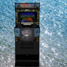 Modello 3D dell'Operazione Thunderbolt Arcade Machine