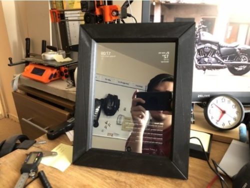 Kit de moldura para espelho inteligente Ipad imprimível