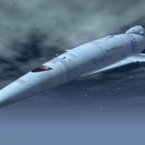 Orion-Raumschiff-Flugzeug 3D-Modell