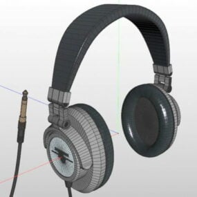 Накладні навушники 3d модель