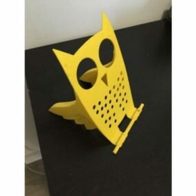 フクロウのiPadスタンド印刷可能な3Dモデル
