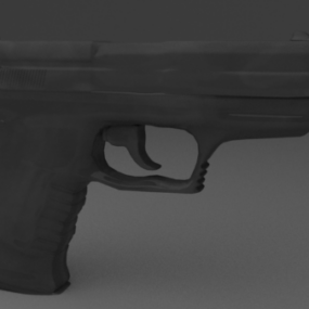 P99枪武器3d模型