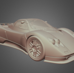 パガーニ ゾンダ C12 スーパーカー 3D モデル