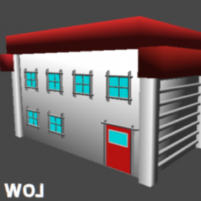 Western Pallet Town Home 3d model