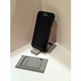 Modello 3d stampabile con supporto per telefono pieghevole parametrico