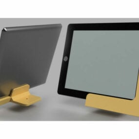 パラメトリック タブレット スタンド 印刷可能な 3D モデル