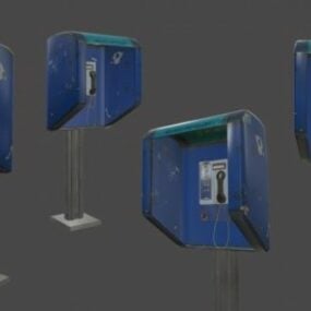 Phone Booth 3d model