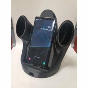 Printable Phone Stand Amplifier 3d model