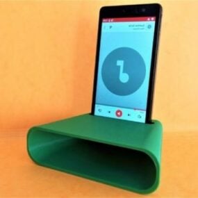 Penguat Telefon Pembesar Suara Pasif Model 3d boleh cetak