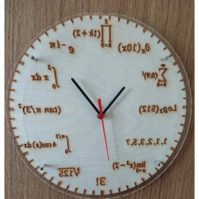 Physics Clock Printable 3d model