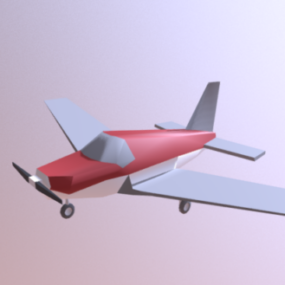 Piper Pa28 Propeller Airplane 3d model
