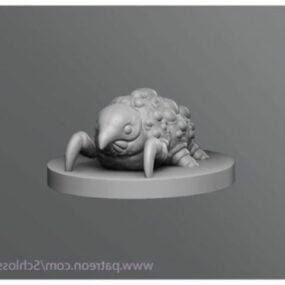 3D-модель персонажа скульптури тіла монстра