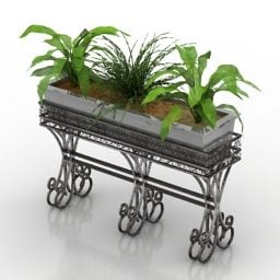 Garden Plant Rack 3d model