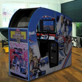 Elvira Game Pinball Machine 3d model