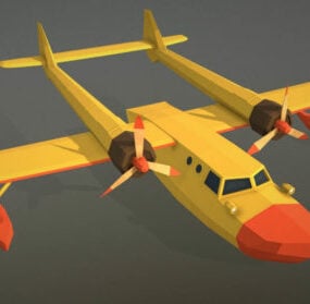 Mô hình 3d máy bay vịt biển