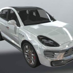 Modello 3d dell'auto Porsche Macan