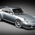 Silver Porsche 911gt Car