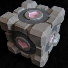 Portal Companion Cube Tulostettava 3D-malli