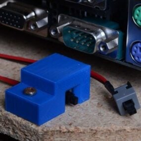 Wspornik przełącznika zasilania Model 3D do wydrukowania