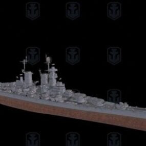 Puerto Rico Schlachtkreuzer 3D-Modell
