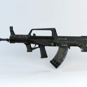 Qbz95 Light Rifle Gun 3d-modell