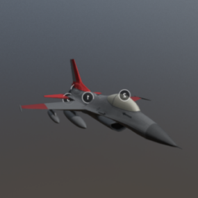 Qf-16 Aircraft Aerial Target 3d-modell