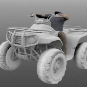 Quad Bike All Terrain Vehicle 3d model