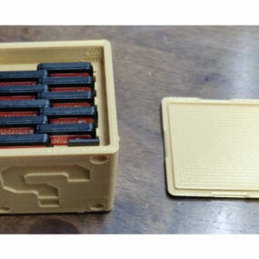 블록 스위치 카트리지 케이스 인쇄 가능 3d 모델