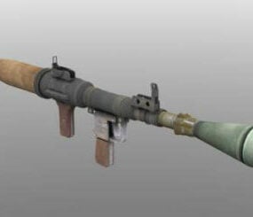 3д модель противотанкового ружья РПГ
