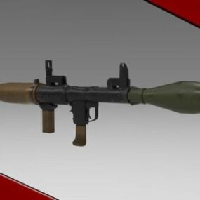 Rpg-7 Gun Weapon 3d model
