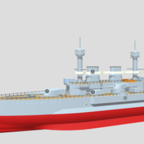 Низькополігональна 3d-модель корабля-яхти