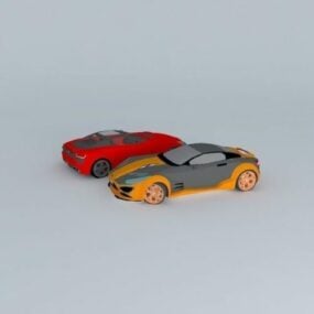 3D-Modell der Rennwagensammlung