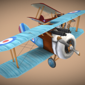 Racing Fighters Propeller Airplane 3d model