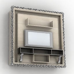 Home Rack Kinomöbel 3D-Modell