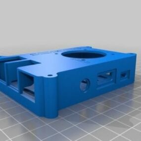 Printable Raspberry Pi 3 Case With Fan 3d model