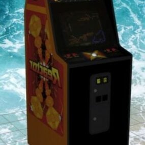 Reactor Upright Arcade Game Machine 3d-modell