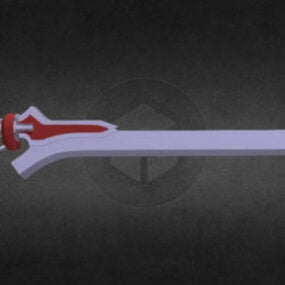 Waffe Red Queen Final Sword 3D-Modell
