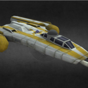 דגם תלת מימד של ספינת חלל Y-wing של הרפובליקה