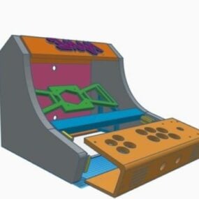 Printable Retropie Bartop Arcade Cabinet 3d model