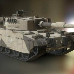 Rhino Gta V דגם תלת מימד לרכב צבאי