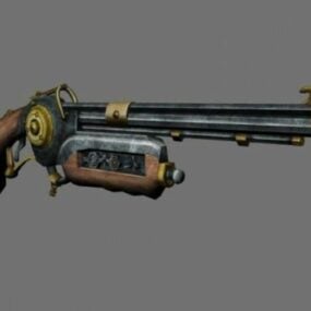 Flintlock Pistol Mechanism 3d model