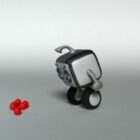 Cubic Robot Bot Rigged