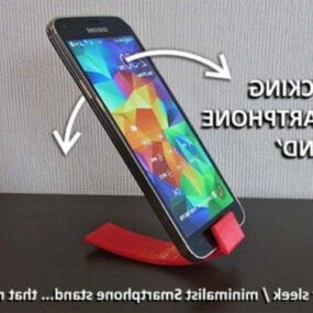 Rocking Smartphone Stand 3d model