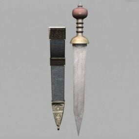דגם סיני דאו חרב תלת מימד