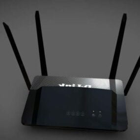 Modello 3d del router Internet