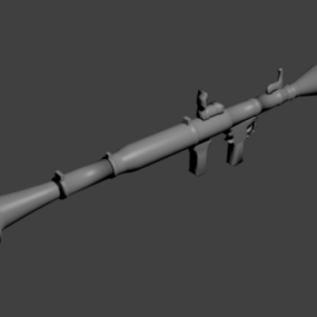 Rpg Gun Anti Tank Weapon 3d model