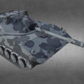Modelo 3d del tanque Sprut de Rusia
